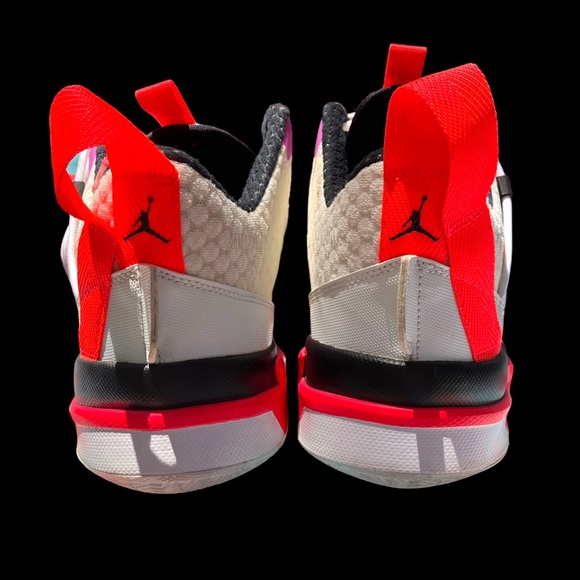 Nike Air Jordan Why Not Zero Spruce Aura-Flash Crimson Basketball Sneakers Shoes - Picture 5 of 6